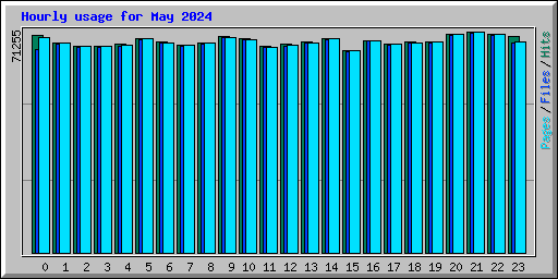 Hourly usage for May 2024